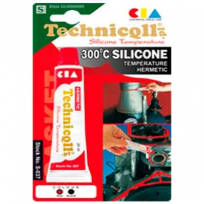 SILICON REZISTENT LA TEMPERATURA TECHNICQLL (NEGRU) TECHNICQLL S-556 70 ML
