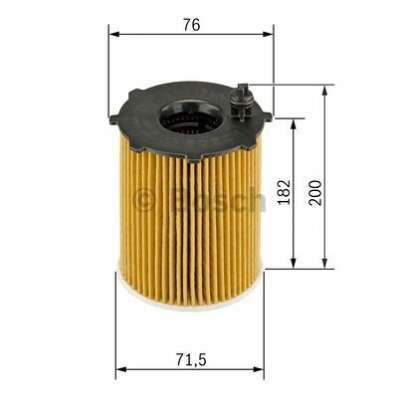 Filtru pentru ulei BOSCH pentru Audi A6 ( 4F motor)