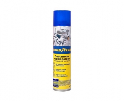 GoodYear Spray curatitor pentru carburatoare si clapete de aer 400 ml.