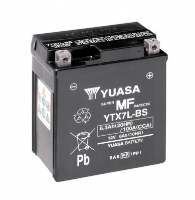 12V 6-6.3Ah 100A Yuasa MF VRLA (-+) (114*71*131)