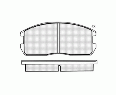 КОЛОДКИ DBS3022 SP220 T0355