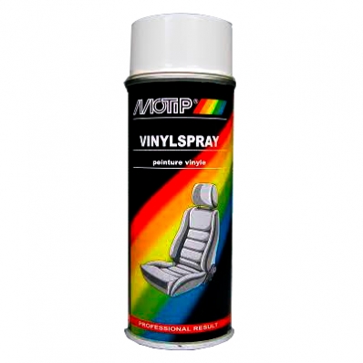 SPRAY MOTIP VOPSEA PENTRU PIELE DE VINIL ALB 400 ML