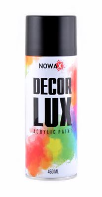 Vopsea acrilică negru mat NOWAX RAL 9005