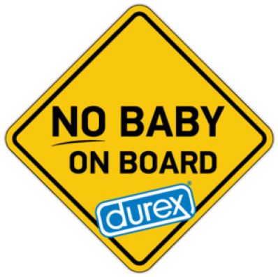 Стикеры на авто "No Baby on Board"