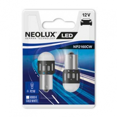 СВЕТОДИОДНЫЕ ЛАМПЫ NEOLUX P21W LED 6000K 2 ШТ.