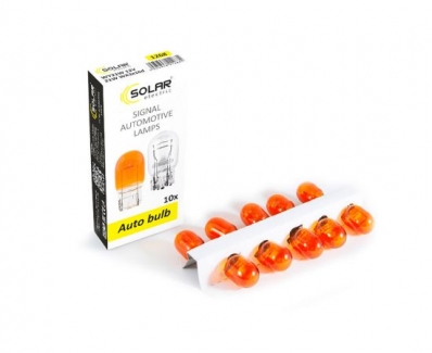 Solar WY21W AMBER 12V WX3x16d