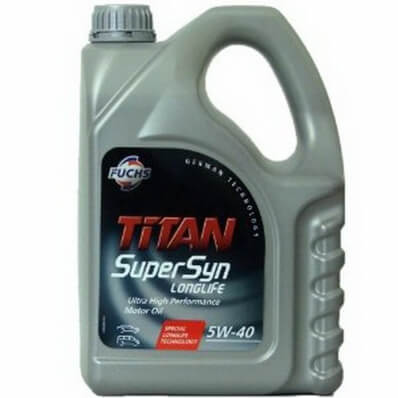 Fuchs Titan Supersyn Longlife 5W-40 4L