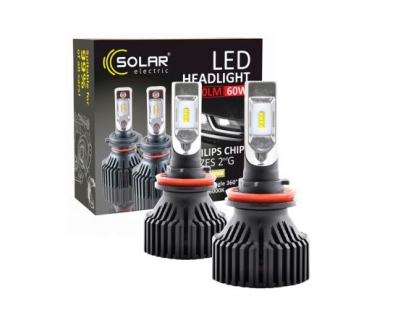 LED SOLAR H11 12/24V 6500K 8000Lm 60W Philips ZES