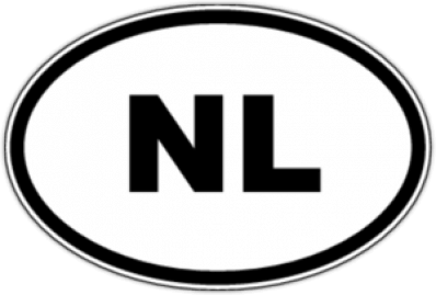 Stickere auto "NL - Olanda"