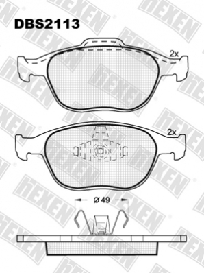 DBS2113 (SP 625) (T1261)* FORD FOCUS,TOURNEO CONNECT,TRANSIT CONNECT ПЕР.