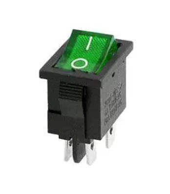 Comutator ON/OFF 12V (verde)