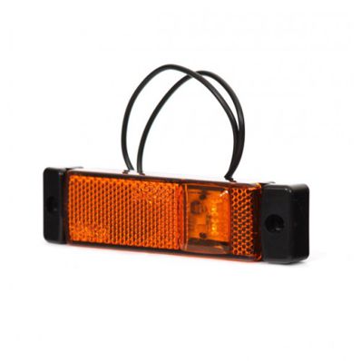 Marcator lateral galben 12 LED 24V WP