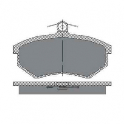 КОЛОДКИ ПЕРЕДНИЕ DBS2479 (SP750) (C6026) *MERCEDES SPRINTER II/ VW CRAFTER