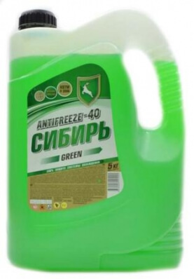 Антифриз -40 Сибирь зеленый 5кг