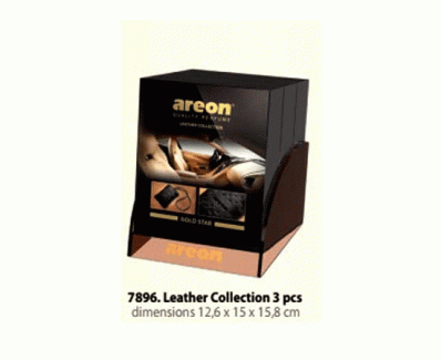 СТЕНД AREON 7896 LEATHER COLLETION 3 ШТ