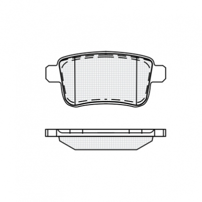 ТОРМОЗНЫЕ КОЛОДКИ DBS2561 (SP491) (T1774) * RENAULT KANGOO (08-) ЗАД.