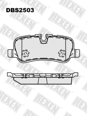 ТОРМОЗНЫЕ КОЛОДКИ DBS2503 (SP 330) (T1514) * LAND ROVER DISCOVERY III,RANGE ROVER SPOST ЗАДН.