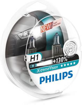 Philips H1 X-treme Vision +130% 12V 55W P14,5s