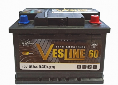 60Ah 540A Vesline