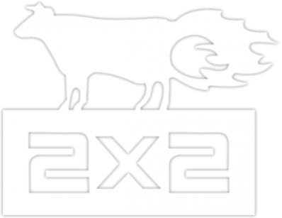 Stickere pentru auto "2x2 vacă"