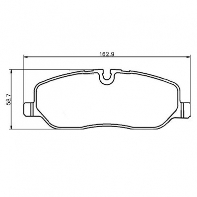 ТОРМОЗНЫЕ КОЛОДКИ DBS2502 (SP 329) (T1513) * LAND ROVER DISCOVERY,RANGE ROVER ПЕР.