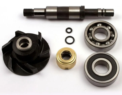 Kit de reparații pentru pompa de apă MTZ arbore+rulment+aripă p/n