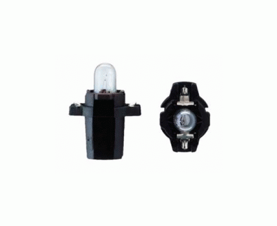 ЛАМПА PHILIPS 12597 12V 1.2W BAX10S BLACK