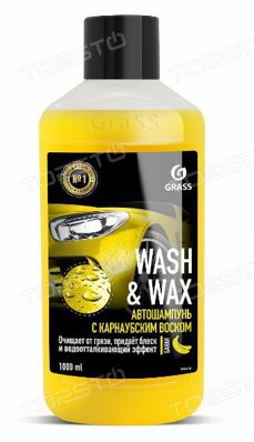  Grass Sampon auto cu ceara de carnauba Wash & Wax 1L