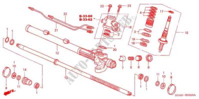 Honda Body comp., valve 53641SEAG01