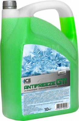 Антифриз ICE CRUIZER -40 G11 зеленый 10kg
