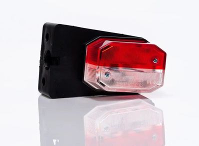 Lampă de marcare FT-024 I cu suport de colț (alb-roșu)