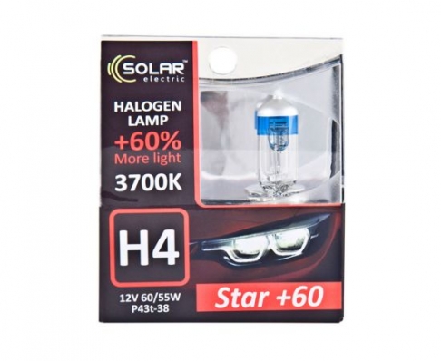 Solar H4 12V 60/55W P43t-38 Starlight