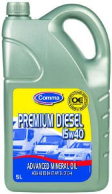 COMMA PREMIUM DIESEL 15W40 5L