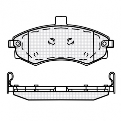 ТОРМОЗНЫЕ КОЛОДКИ DBS3288 (T1367) * HYUNDAI ELANTRA,MATRIX ПЕР.