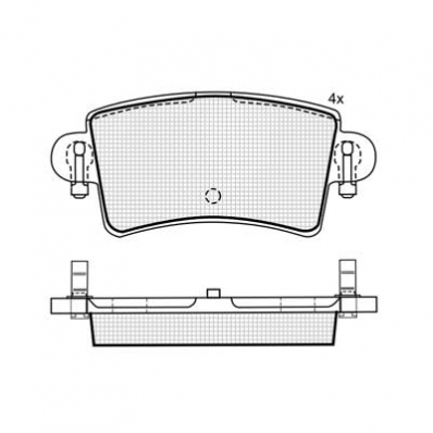 ТОРМОЗНЫЕ КОЛОДКИ DBS2409 SP496 T1246 NISSAN INTERSTAR OPEL MOVANO RENAULT MASTER ЗАДН.