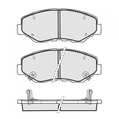 ТОРМОЗНЫЕ КОЛОДКИ DBS3260 (SP 354) (T1333) * HONDA CRV 02-, PILOT ПЕР.