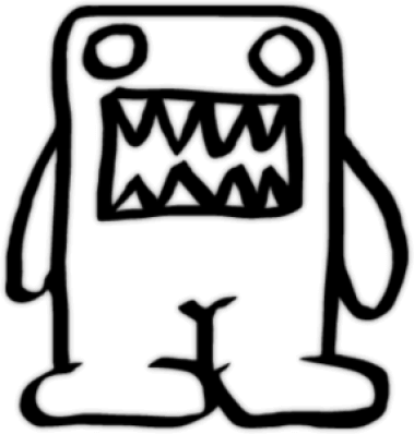 Autocolante "Domo-kun/ Varianta 2"