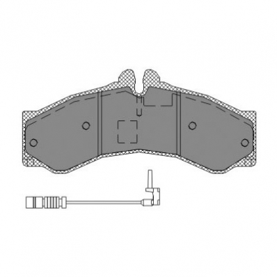 PLACUTE FRANA MERCEDES SPRINTER 412-414/ VW LT 46 25700/DBS2018 (SP132) (C4068)