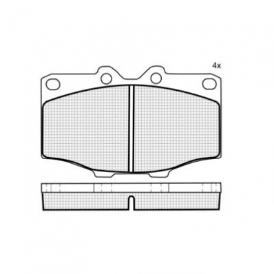 ТОРМОЗНЫЕ КОЛОДКИ DBS3002 SP205 T0882