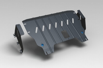 Защита картера - Комплект ЗК и крепеж CADILLAC SRX (2010-) (2мм) 3,0/2,8 бензин АКПП