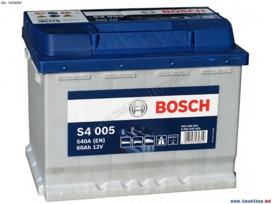 Аккумулятор BOSCH 60 Ah 540A (EN)