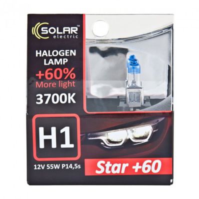 Solar H1 12V 55W P145s Starlight 60% SET 2 шт