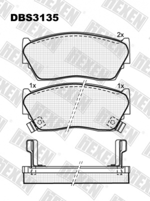 DBS3135 (SP 135) (T3004) * NISSAN SUNNY (N14) FATA