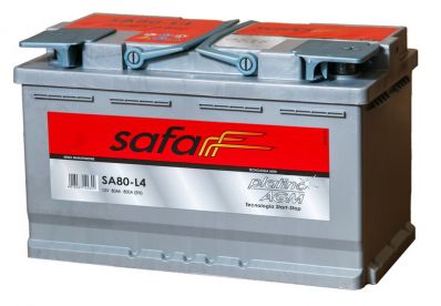 Safa S5A110 AGM 315x175x190 80AH 800A (EN) клемы 0