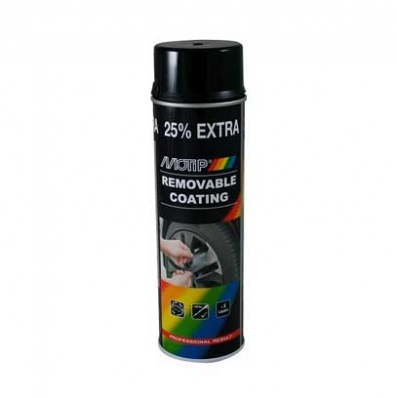 РЕЗИНОВАЯ КРАСКА MOTIP 04302 SPRAYPLAST 500ML BLACK GLOSS (ЧЕРНЫЙ ГЛЯНЕЦ)