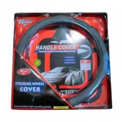 Оплётка на руль кожа NC-09-401 Black-L