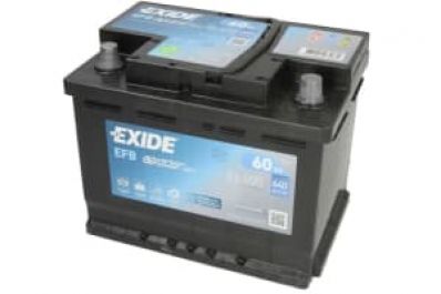 EXIDE EL600 EFB 12V 60Аh 640A P 242/175/190 B13