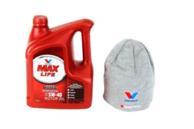 VALVOLINE MAXLIFE SYNT.4L+CZAPKA ZI