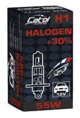 Bec cu halogen Catol (BL1) H1 12V 55W P14.5s Standart 30%