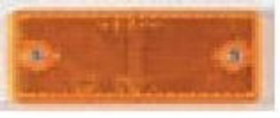 Reflector dreptunghiular galben cu gauri